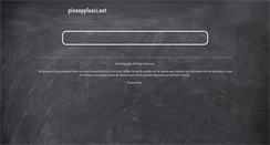 Desktop Screenshot of pineappleair.net