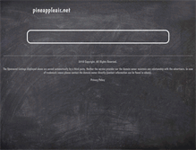 Tablet Screenshot of pineappleair.net